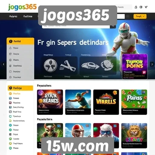 Avaliação da interface do usuário no jogos365